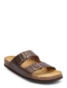 Sl Julien Leather Shoes Summer Shoes Sandals Brown Scholl