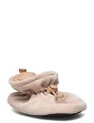 Glitter Textile Slippers Tøfler Innesko Cream Melton