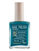 Nail Polish 16 - Petrol Neglelakk Sminke Blue Ecooking