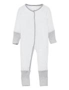 Romper With Footing Langermet Bodysuit Grey Schiesser