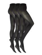 Decoy Recycled Tight 60Den 3Pk Lingerie Pantyhose & Leggings Black Dec...