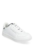 Low Cut Lace-Up Sneaker Lave Sneakers White Tommy Hilfiger