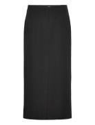 Onljosie Hw Long Slit Skirt Cc Tlr Knelangt Skjørt Black ONLY