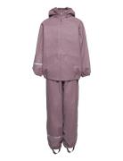 Rainwear Set Lining -Recycle Outerwear Rainwear Rainwear Sets Grey CeL...