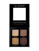 Crème Brûlée Eyeshadow Quad Øyenskygge Palett Sminke Nude SIGMA Beauty