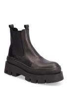 Linnie Shoes Chelsea Boots Black Pavement