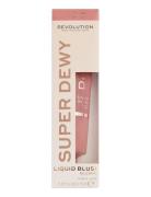 Revolution Superdewy Liquid Blush Flushing For You Rouge Sminke Makeup...