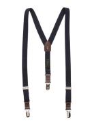 Adjustable Elastic Braces Belte Navy Mango