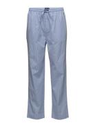 Gingham Cotton Sleep Pant Joggebukser Blue Polo Ralph Lauren Underwear