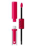 Shine Loud Pro Pigment Lip Shine Lipgloss Sminke Pink NYX Professional...