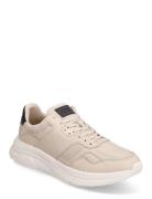 Modern Runner Premium Lth Lave Sneakers Cream Tommy Hilfiger