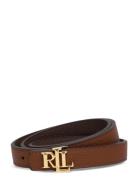 Fl Grn Pb/Fl Grn Pb-Rev Lrl 20-Blt- Belte Brown Lauren Ralph Lauren