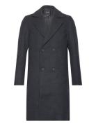 Onsaron Long Db Wool Coat Otw Cs Ullfrakk Frakk Grey ONLY & SONS