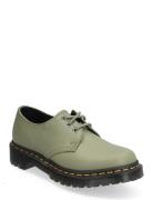 1461 Muted Olive Virginia Sko Med Snøring Lave Khaki Green Dr. Martens