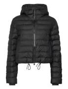 Lohja Short Puffer Jacket W3T2 Fôret Jakke Black Rains