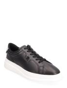 Pointy Court Sneaker Sko Med Snøring Lave Black Tommy Hilfiger