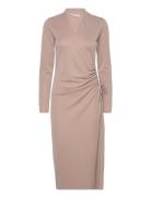 Grayseniw Wrap Dress Dresses Wrap Dresses Beige InWear