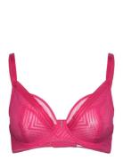 Tailored Uw High Apex Plunge Bra Lingerie Bras & Tops Wired Bras Pink ...