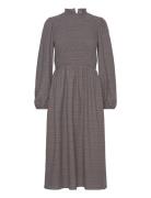 Onljulis Ls Smock Dress Wvn Knelang Kjole Brown ONLY