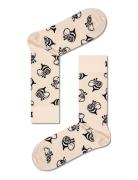 Bee Sock Underwear Socks Regular Socks Cream Happy Socks