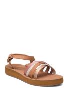 Rg Lainey Shoes Summer Shoes Sandals Brown Roxy