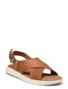 D Dandra B Flate Sandaler Brown GEOX