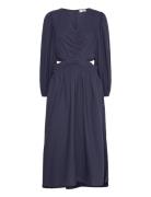 Esma Maxi Dress Maxikjole Festkjole Navy NORR