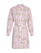 Mschnathalina Ladonna Shirt Dress Aop Knelang Kjole Pink MSCH Copenhag...