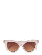 Resin Frame Sunglasses Solbriller Pink Mango