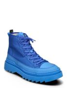 Kamiki High U Textile Høye Sneakers Blue Sneaky Steve