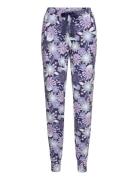 Pant Jersey Lillies Garden Pyjamasbukser Pysjbukser Blue Hunkemöller