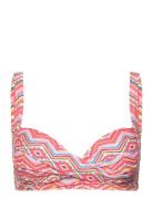 Zigzag Medea Top Swimwear Bikinis Bikini Tops Wired Bikinitops Multi/p...