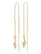 Sea Recycled Chain Earrings Øredobber Smykker Gold Pilgrim