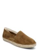 Slhajo New Suede Espadrilles B Espadriller Sko Brown Selected Homme