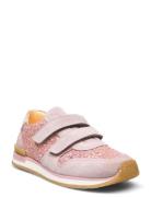 Shoes - Flat - With Velcro Lave Sneakers Pink ANGULUS