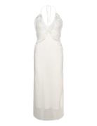 Olea Maxi Dress Maxikjole Festkjole White Bardot