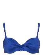 Bari Ub Swimwear Bikinis Bikini Tops Wired Bikinitops Blue Hunkemöller