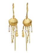 Zale Earrings Øredobber Smykker Gold Maanesten