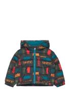 Levi's® Core Printed Puffer Jacket Fôret Jakke Blue Levi's