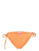 Scallop Lurex Cheeky T Swimwear Bikinis Bikini Bottoms Side-tie Bikini...