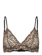 Lace Triangle Bralette Lingerie Bras & Tops Soft Bras Bralette Gold Un...