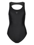 Women's Arena Solid Swimsuit O Back Black Badedrakt Badetøy Black Aren...