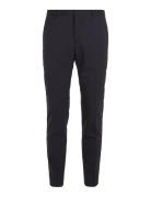 Stretch Wool Slim Su Bottoms Trousers Formal Navy Calvin Klein