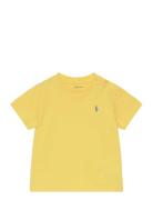 26/1 Jersey-Ss Cn-Tp-Tsh Tops T-shirts Short-sleeved Yellow Ralph Laur...