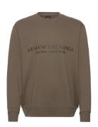 Tops Tops Sweat-shirts & Hoodies Sweat-shirts Khaki Green Armani Excha...