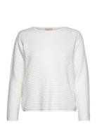 Fqdodo-Pu-Dottie Tops Knitwear Jumpers White FREE/QUENT