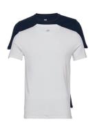 Slim 2Pk Crewneck 1 2 Pack Sli Tops T-shirts Short-sleeved White LEVI´...