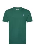 Ace Badge T-Shirt Tops T-shirts Short-sleeved Green Double A By Wood W...