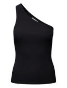 Drewgz Shoulder Tops T-shirts & Tops Sleeveless Black Gestuz