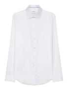 Business Kent Patch3 Tops Shirts Business White Seidensticker